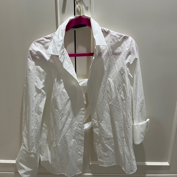 Zara White Button-down - Picture 2 of 4